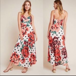 Farm Rio Riviera Eyelet Maxi Dress Size 6